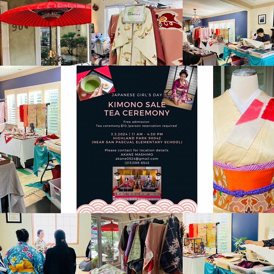 03/03/2024 Kimono Sale & Tea Ceremony in Highland Park, LA