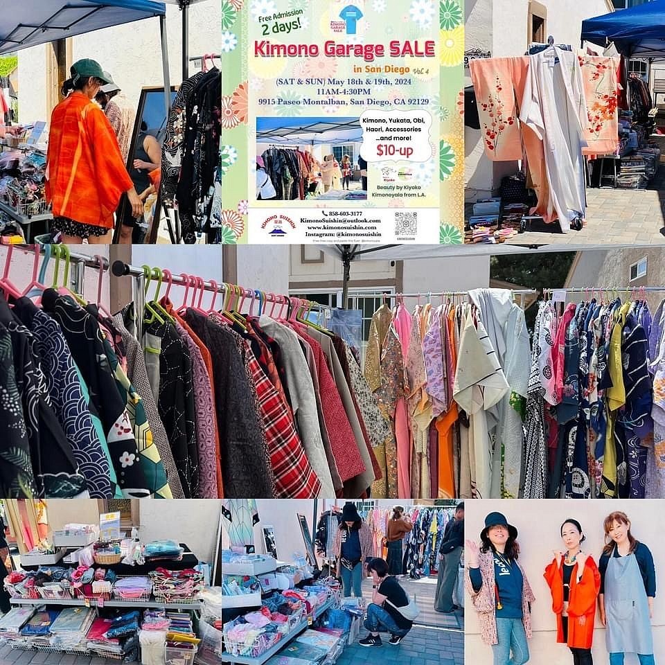 Kimono Garage Sale in San Diego