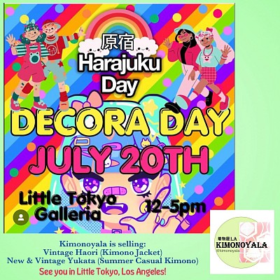 Harajyuku Day in Little Tokyo, LA. Sat. 07/20/2024