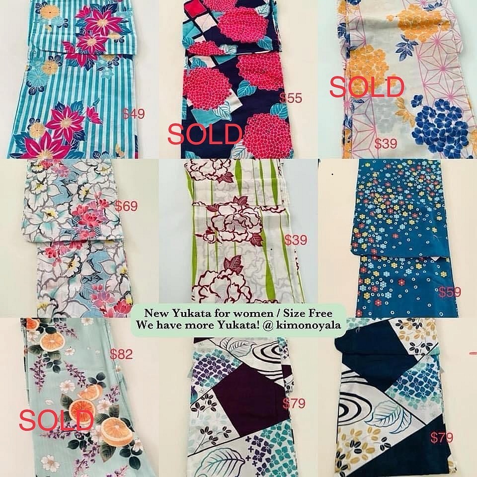 New Yukata for women