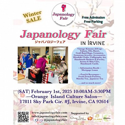 Japanology Fair in Irvine Sat. 02/01/2025