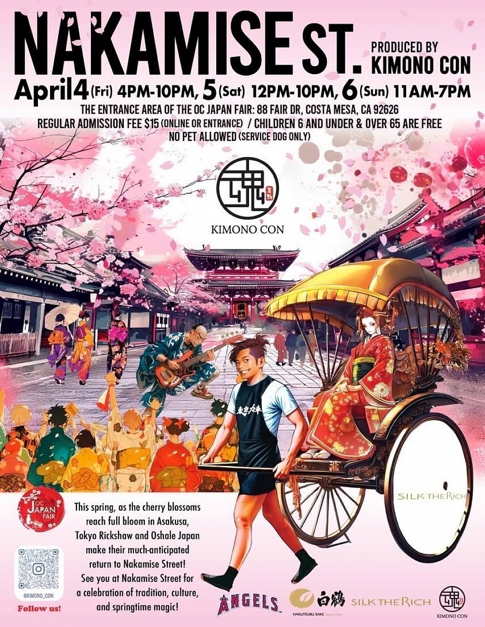 Nakamise Sat. at OC Japan Fair FRI, SAT, SUN 04/04-06/2025