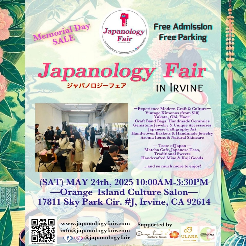 SAT 05/24/2025 Japanology Fair mini in Irvine