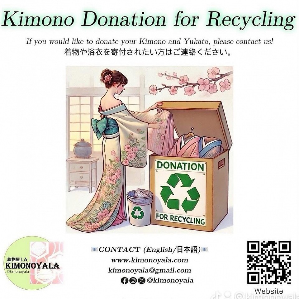 Kimono Donation for Recycling in Los Angeles