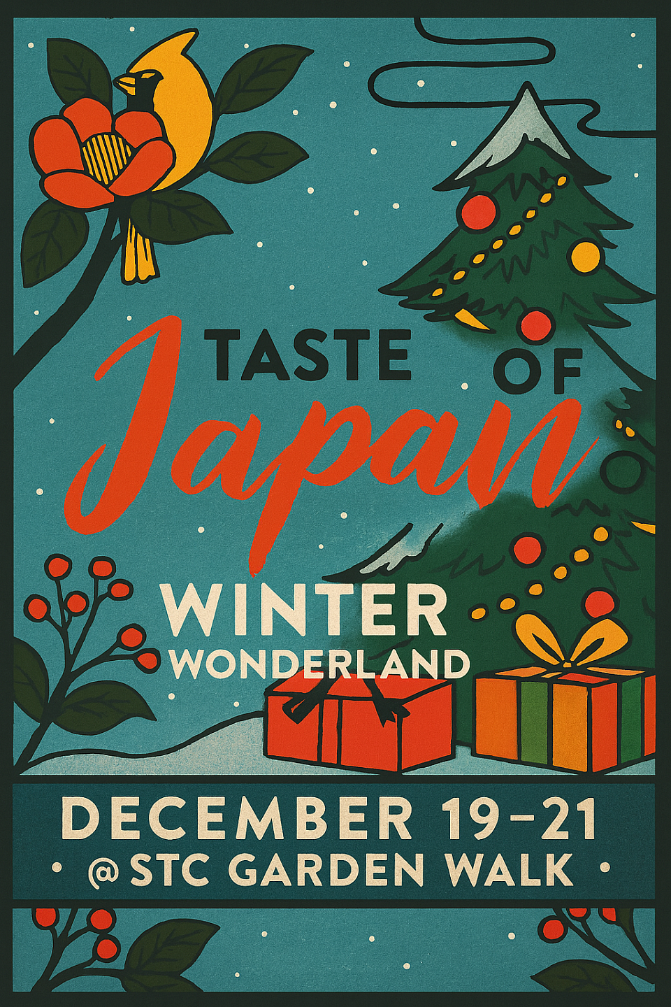 FRI, SAT, SUN 12/19,20,21/2025 Taste of Japan