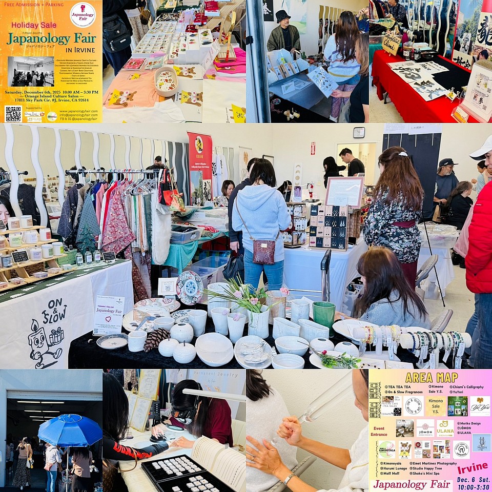 SAT 12/06/2025 Japanology Fair in Irvine