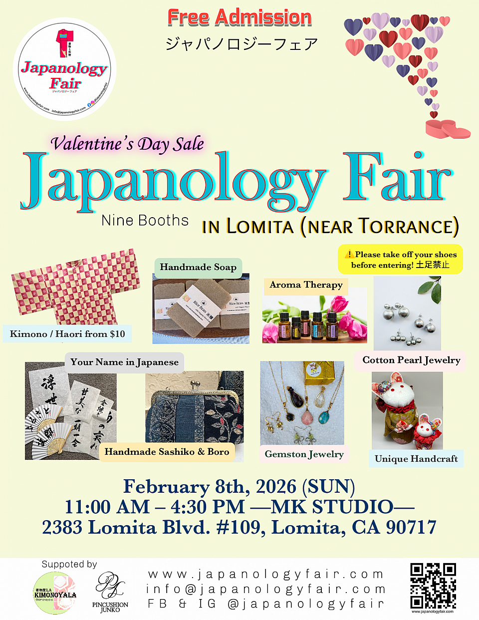 SUN 02/08/2026 Japanology Fair in Lomita